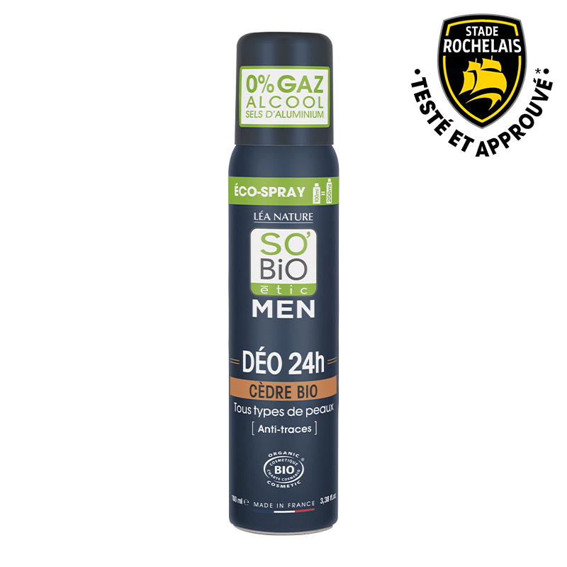 24h Deodorant eco-spray – Organic Cedar – Men