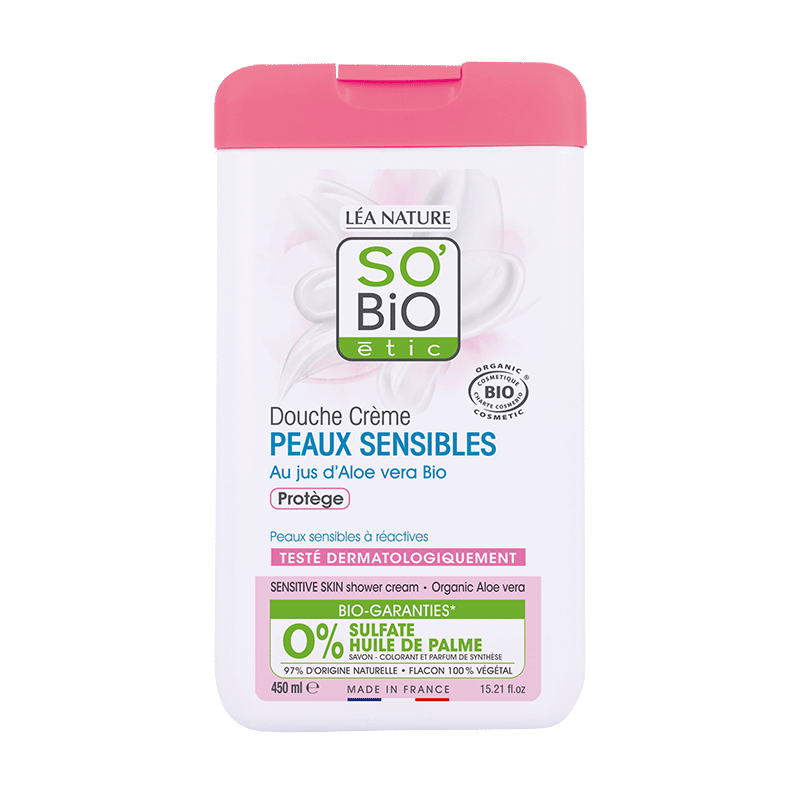 Sensitive Skin Shower cream – Organic Aloe vera_image1