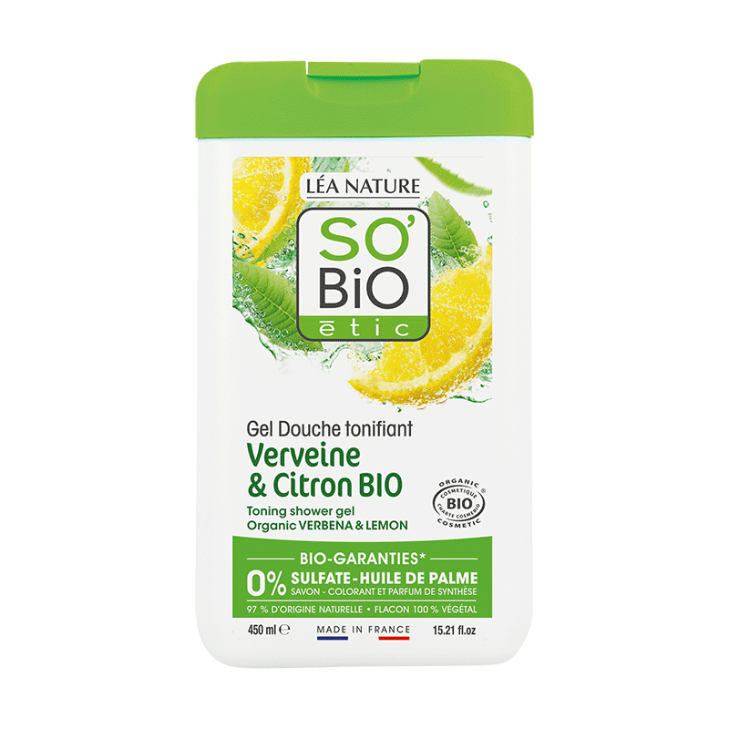 Toning shower gel – Organic Verbena and Lemon_image
